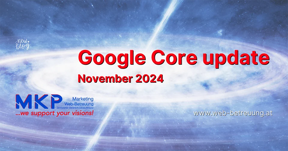 MKP Marketing & Web-Betreuung | Blog | Google Core Update im November 2024