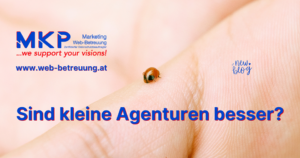 MKP Marketing & Web-Betreuung | Blog | Sind kleine Agenturen besser?